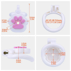 white Neko flat cage measurements