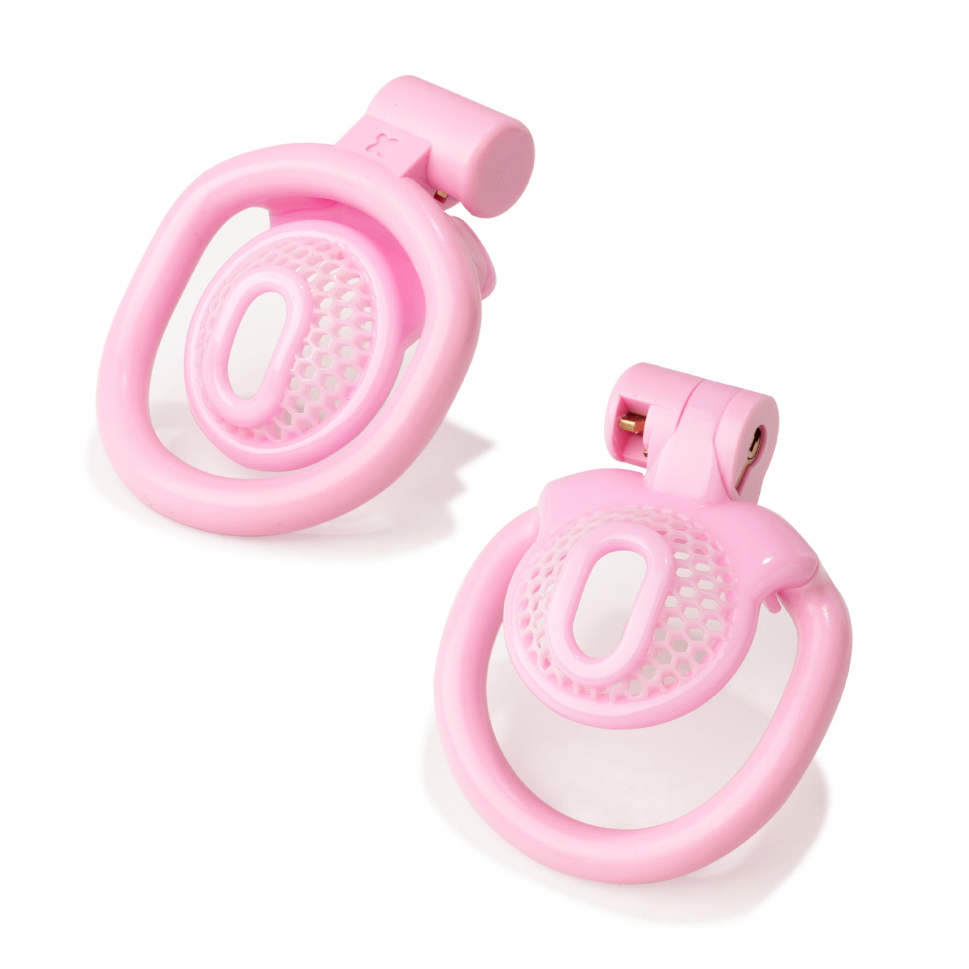 New Ultra Compact Honeycomb Positive/Negative Chastity Cage