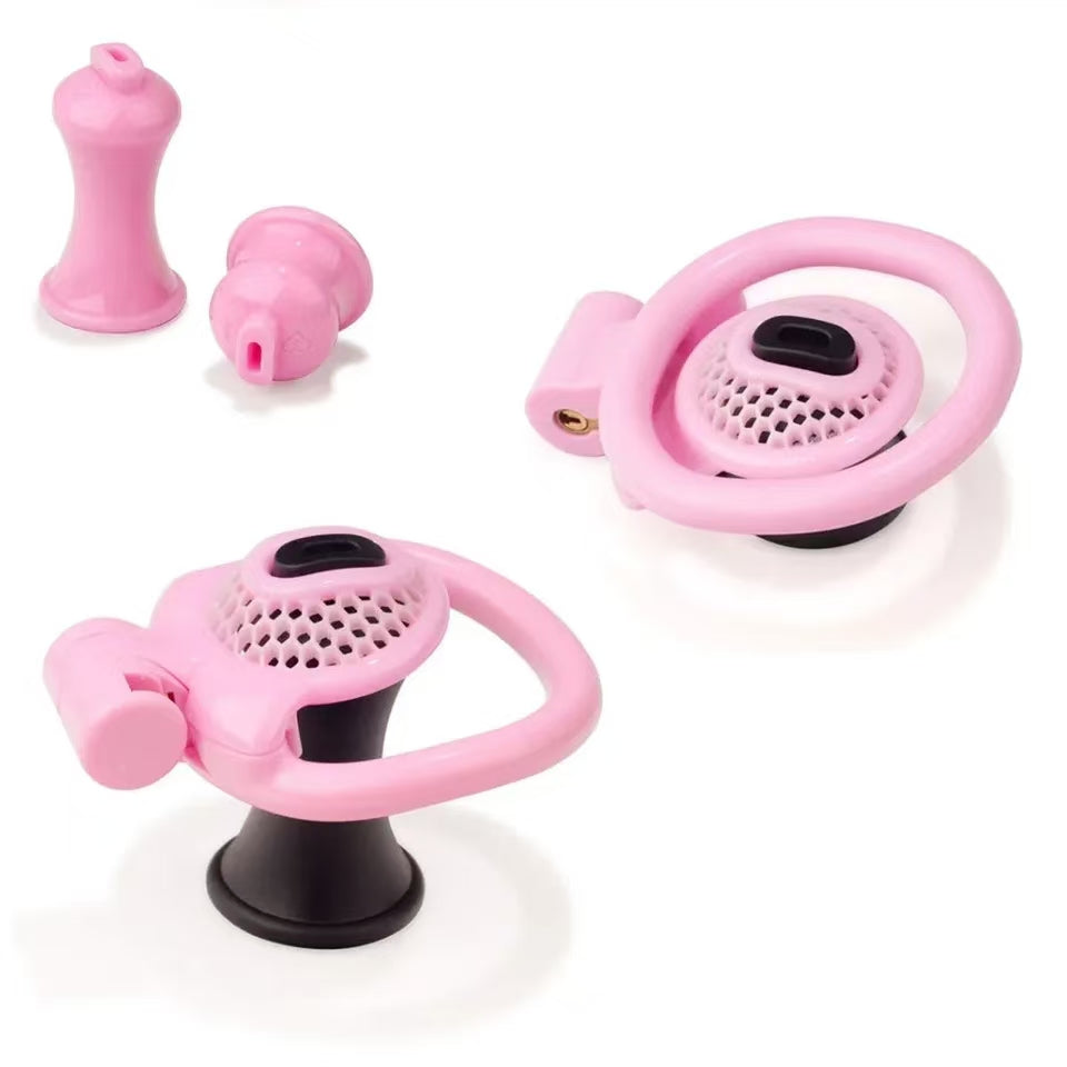 New Ultra Compact Honeycomb Positive/Negative Chastity Cage