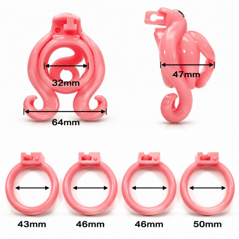 Octopus resin cage dimensions with four base rings