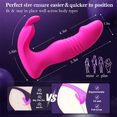 9 Vibrating Rabbit Ears & 9 Thrusting Butterfly Vibrator