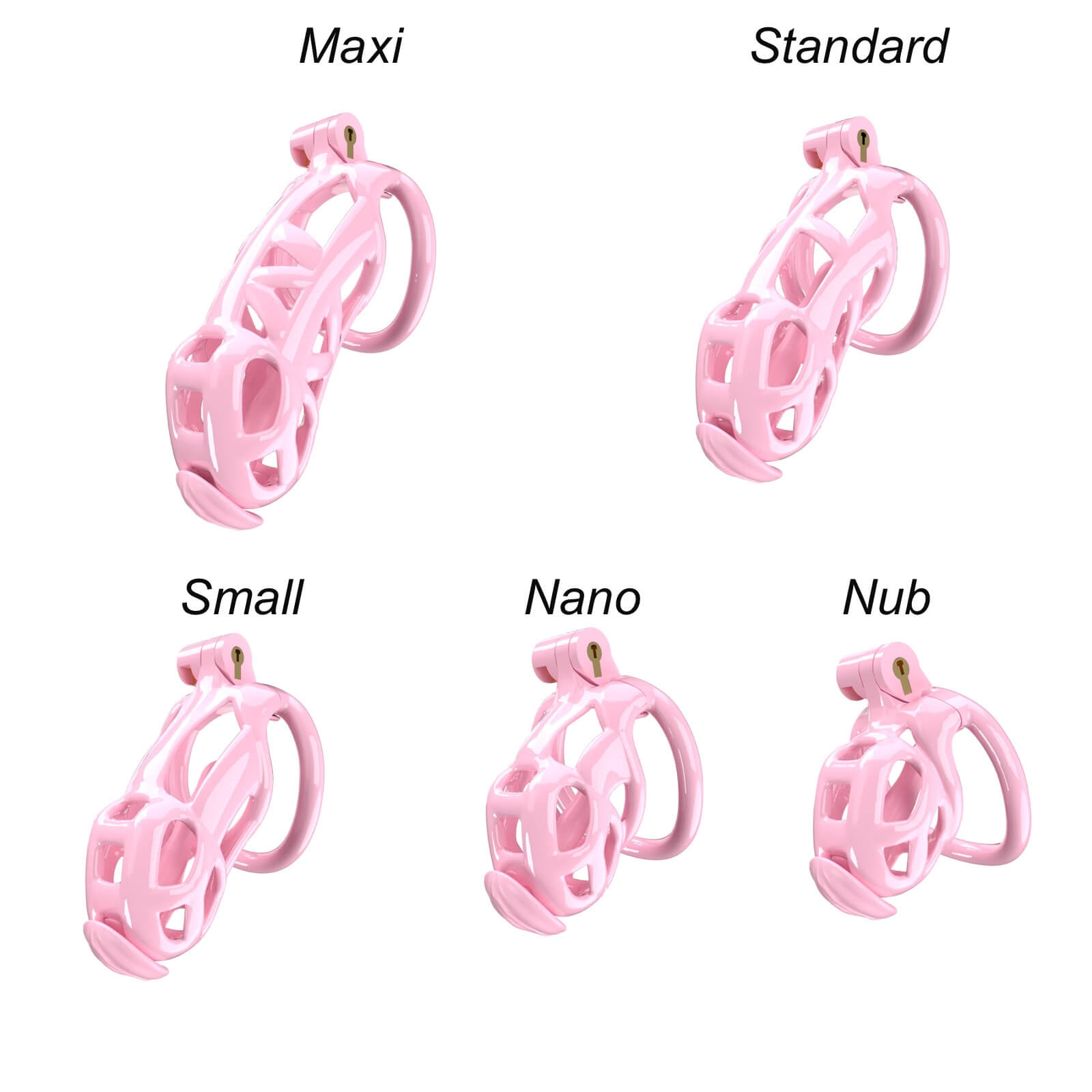 Pink Cobra Small Chastity Kit With Urethral