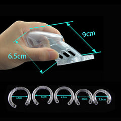 Closure | Firm Plastic Chastity Cage 3.54 Inches