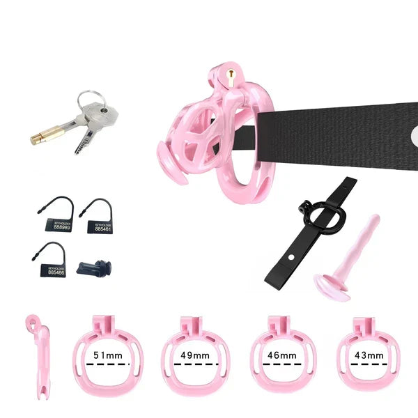 Cobra Chastity Set With Belt