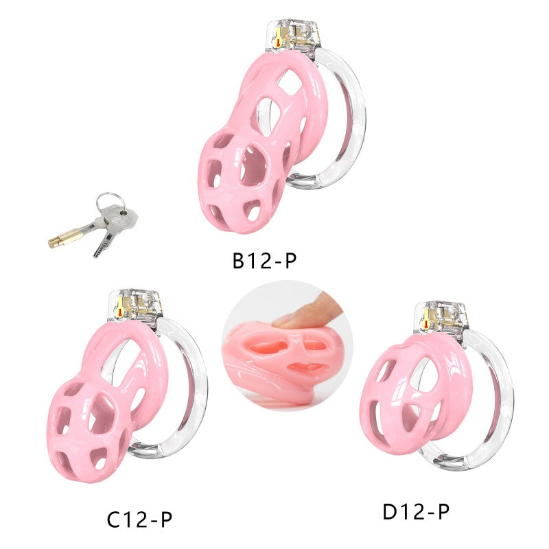 Pink -P Soft Cobra cage shown in three sizes