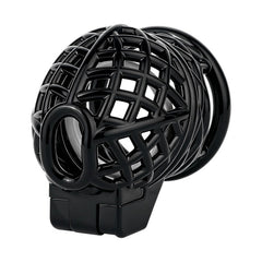 Pink ringless birdcage chastity cage with lock, keys and coronal rings