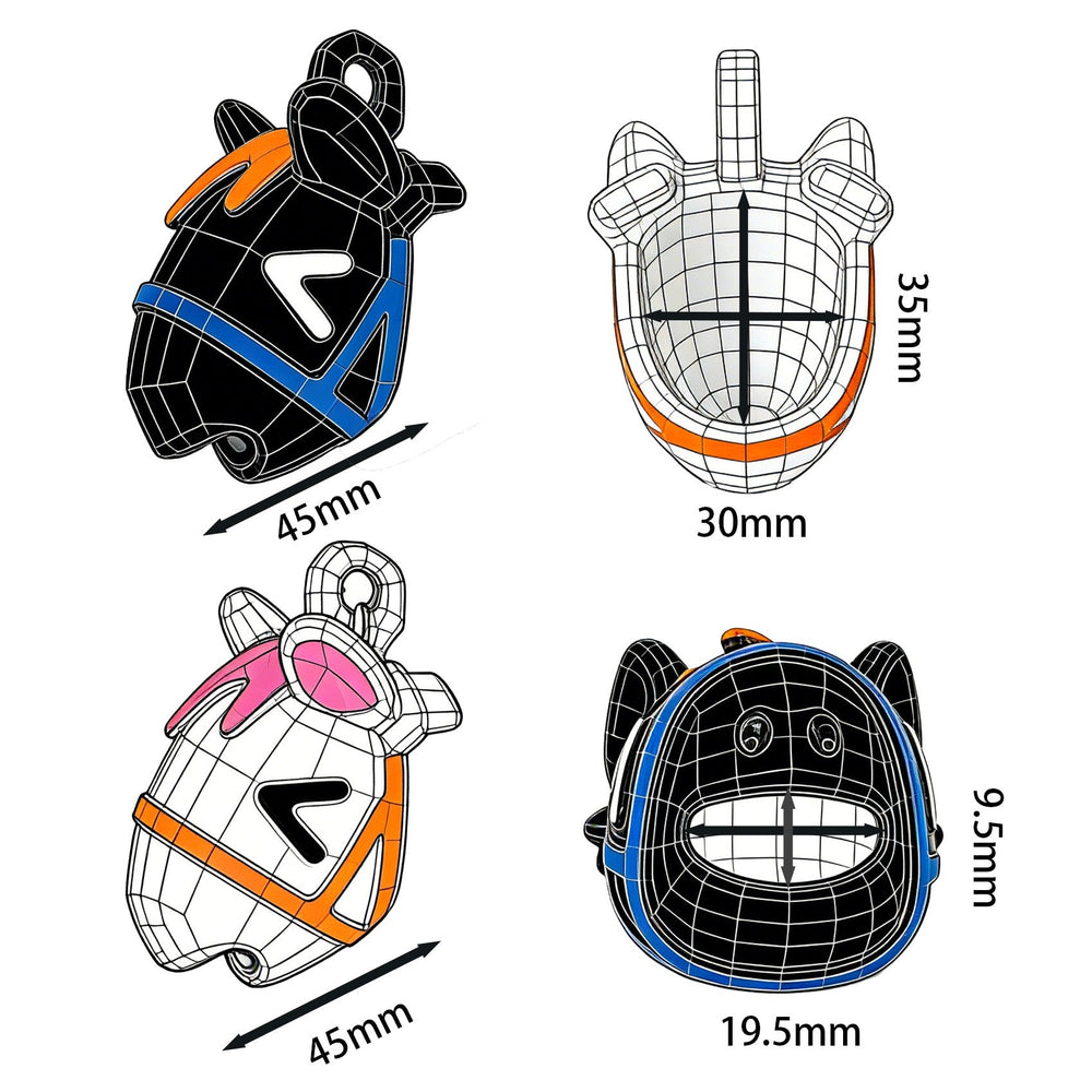 pony cage dimensions and front profile
