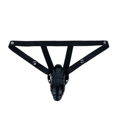 Bionic-Texture ABS Chastity Cage with Four Rings
