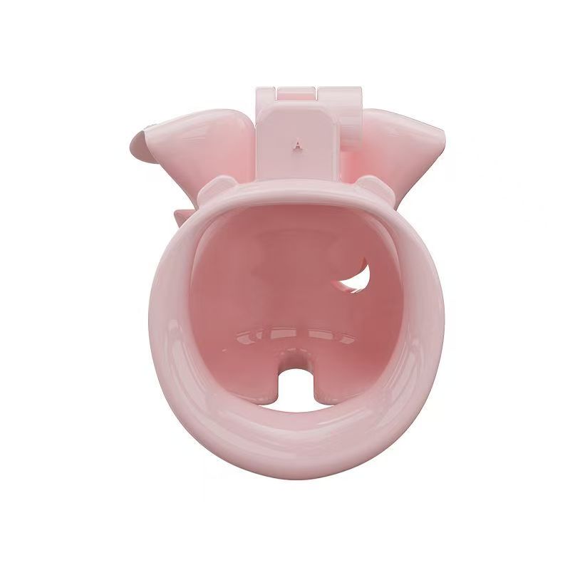 Rabbit Fairy Resin Chastity Cage with Upright or Drooping Ears