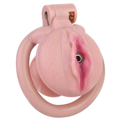 Super Realistic Clitoris Chastity Cage