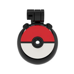 Side profile of red and black Capture Ball flat cage