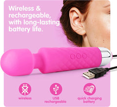 Regular Wand Vibrator Hot Pink