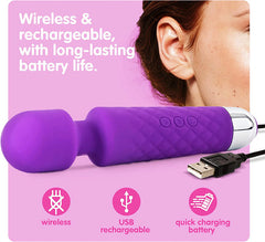 Regular Wand Vibrator Purple