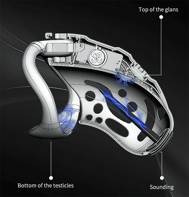 electric stimulation contact-point diagram