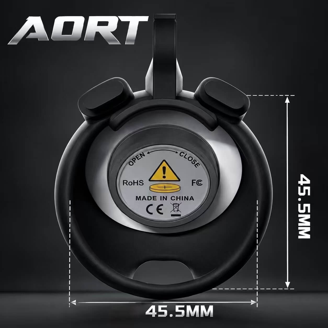 RGB Remote-Control Glowing ABS Chastity Cage