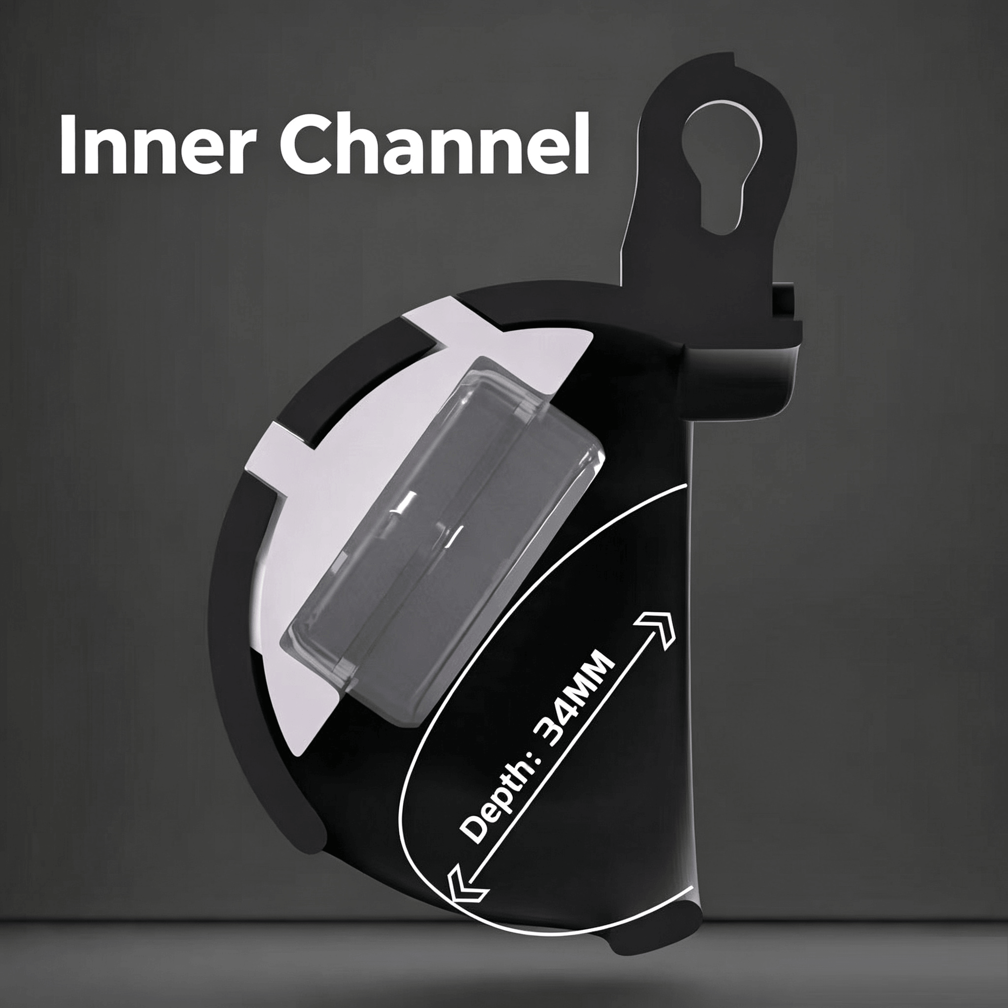 RGB Remote-Control Glowing ABS Chastity Cage