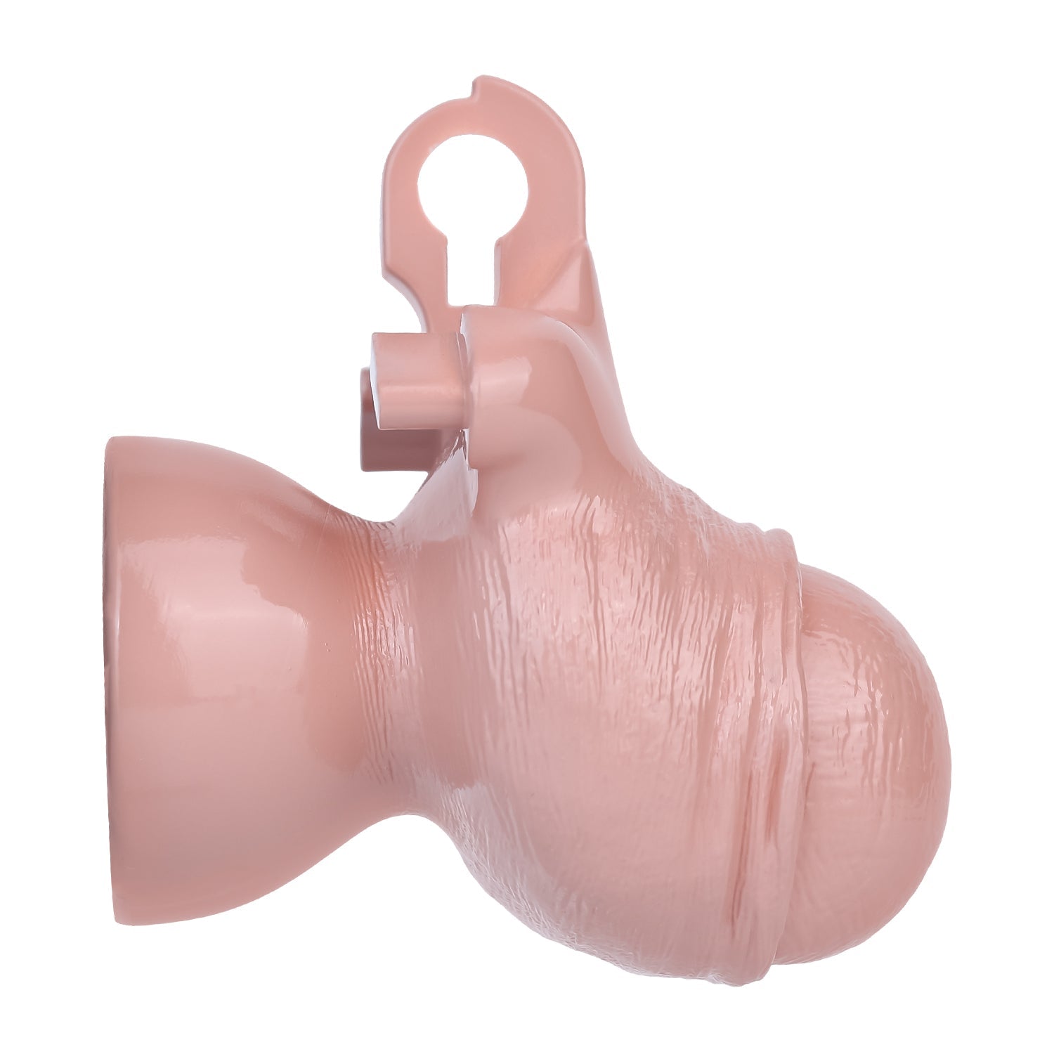 Bionic-Texture Inverted ABS Chastity Cage