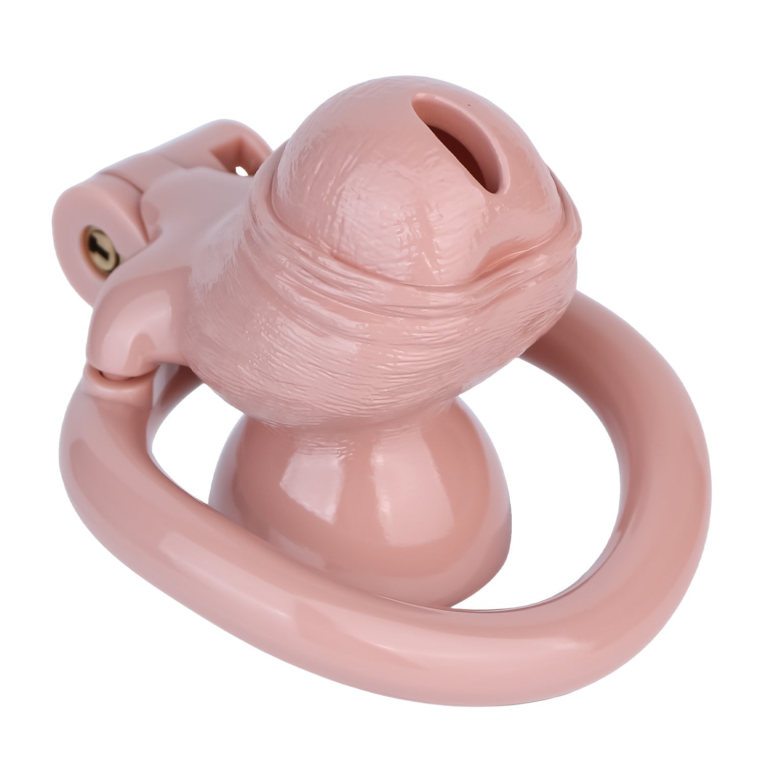 Bionic-Texture Inverted ABS Chastity Cage