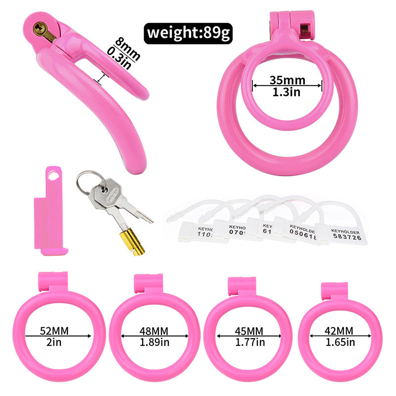 Resin Locking Chastity Cage
