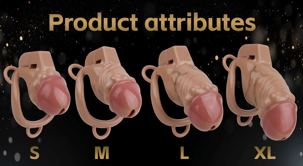 Realistic Penis Resin Chastity Cage