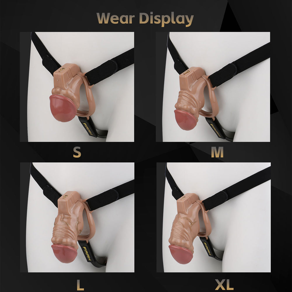 Realistic Penis Resin Chastity Cage