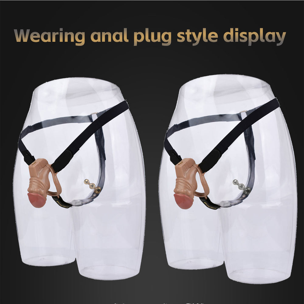 Realistic Penis Resin Chastity Cage