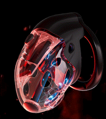 Lockink Electro Vibe Retractable Chastity Cage