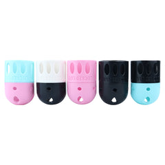 Five ringless bullet cage color options lined up on a white background
