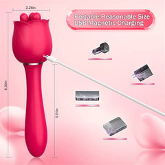 Clitoral Kneading G-Spot Dildo Rose Toy Malcolm