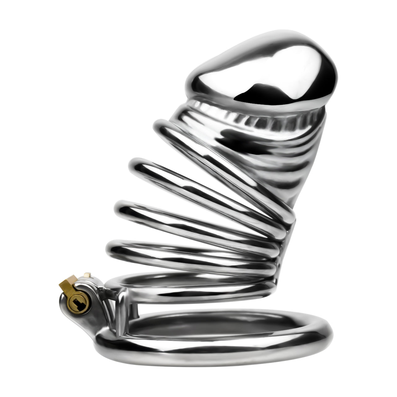 Side view of the JTS S216 XXL cage with circular base ring and rounded enclosed tip
