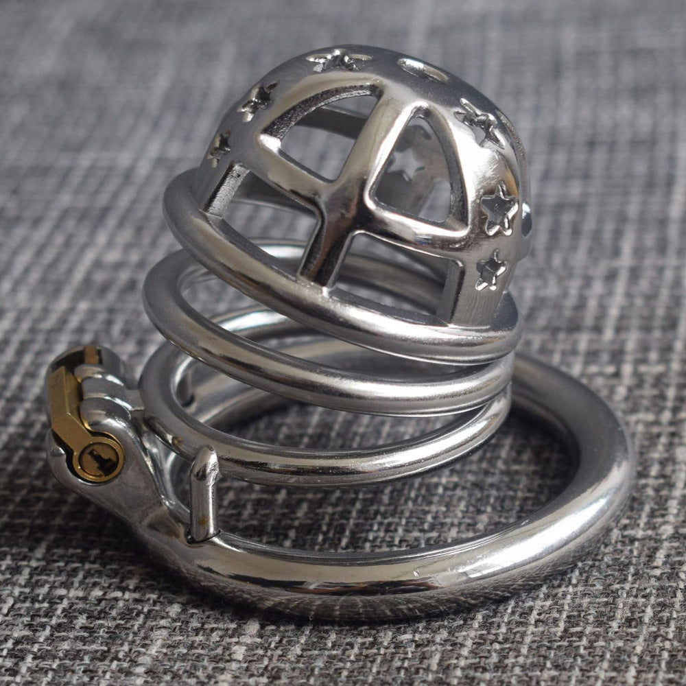 JTS S221 Large star-front cage with circular base ring resting on a textured fabric surface	