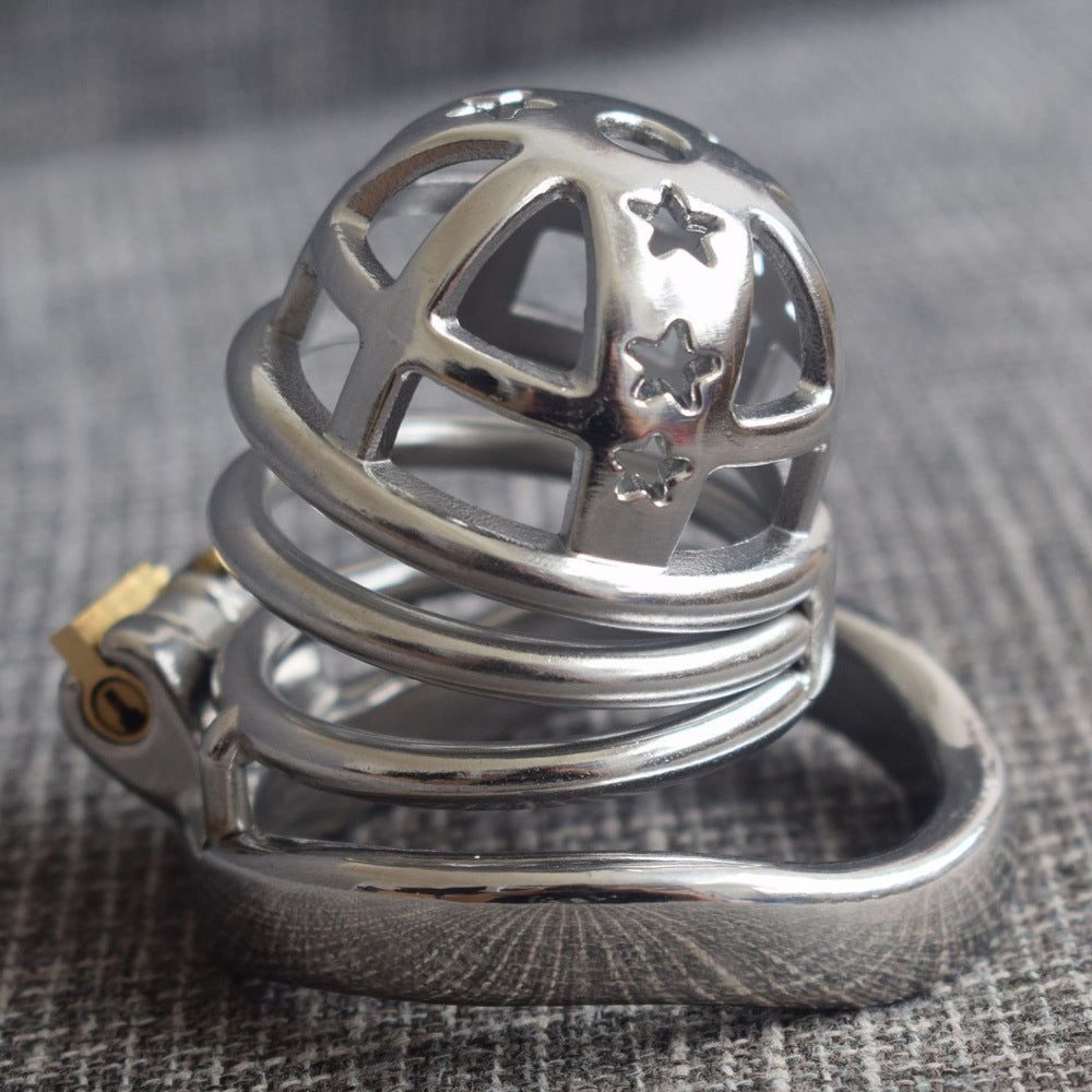 JTS S221 Large star-front cage with curved base ring resting on a textured fabric surface	