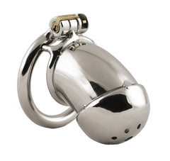 S79 enclosed stainless steel chastity cage in standard size