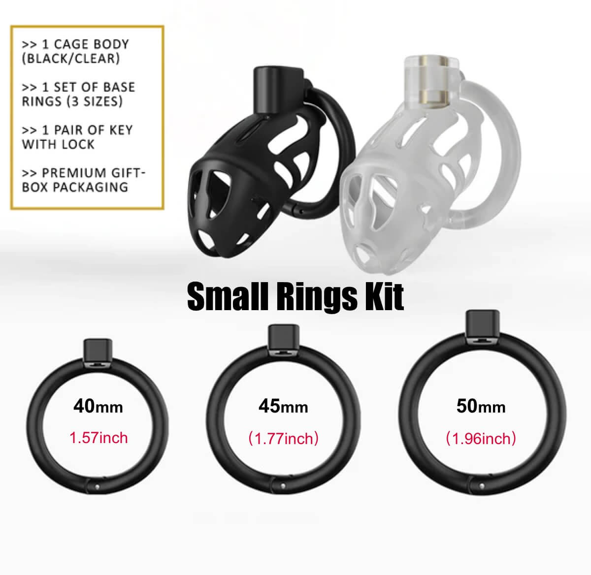 Sevanda Cobra Chastity Cage Resin
