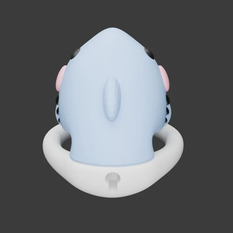 Blue Shark Chastity Cage