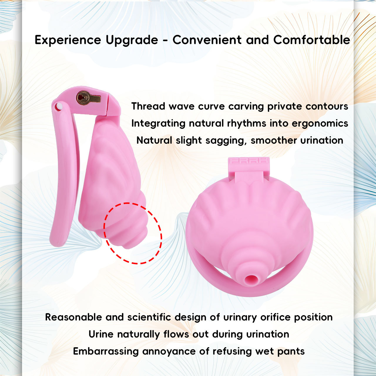 Scallop Goddess Chastity Cage