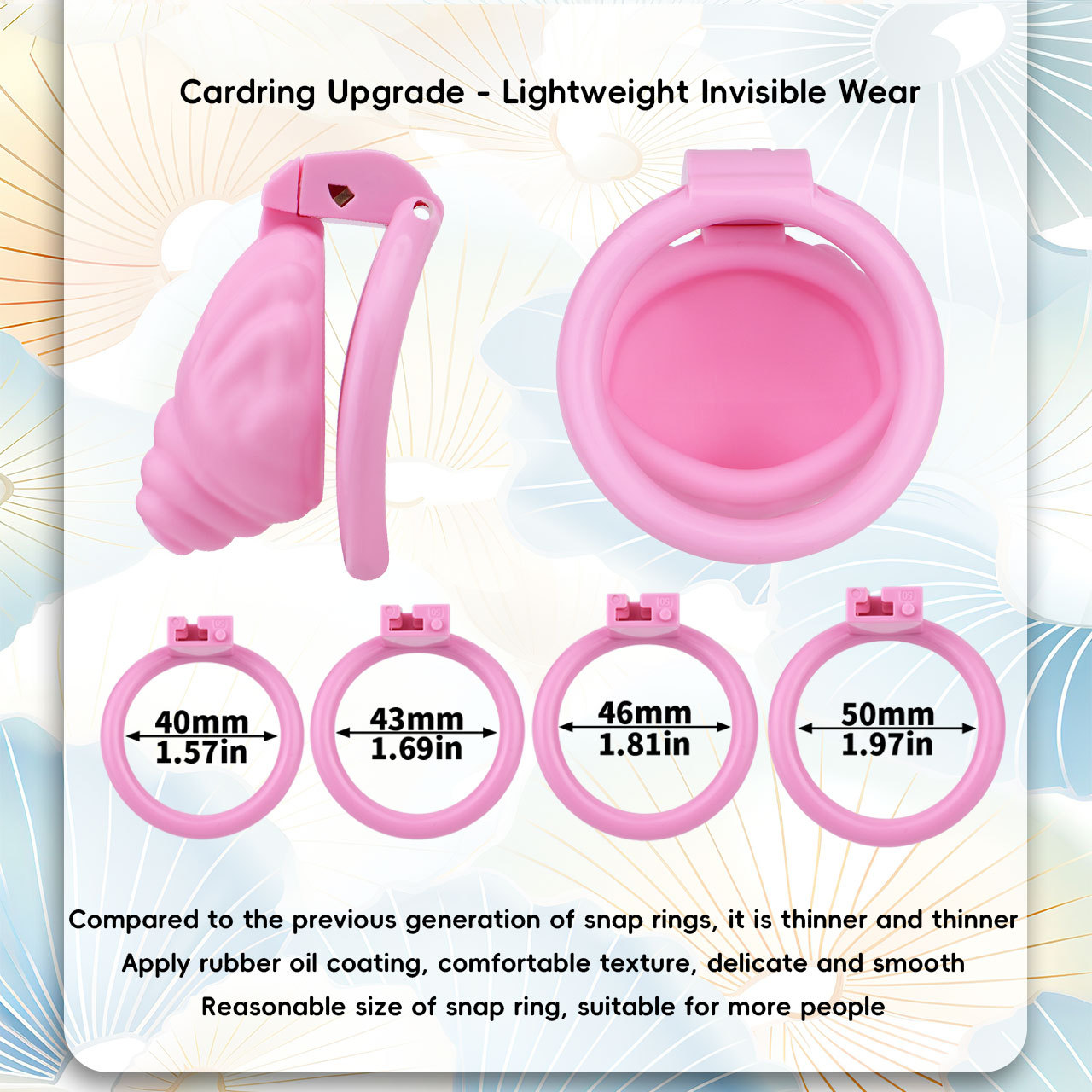 Scallop Goddess Chastity Cage