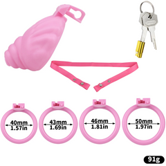 Scallop Goddess Chastity Cage
