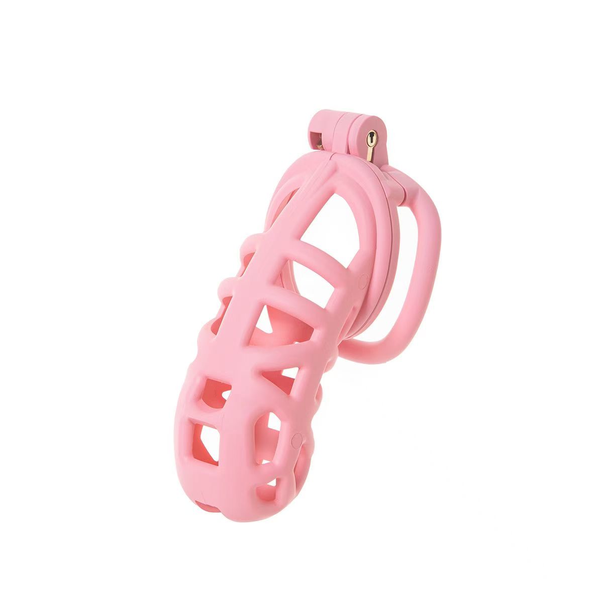 Skin-friendly Pink Cobra Chastity Cage