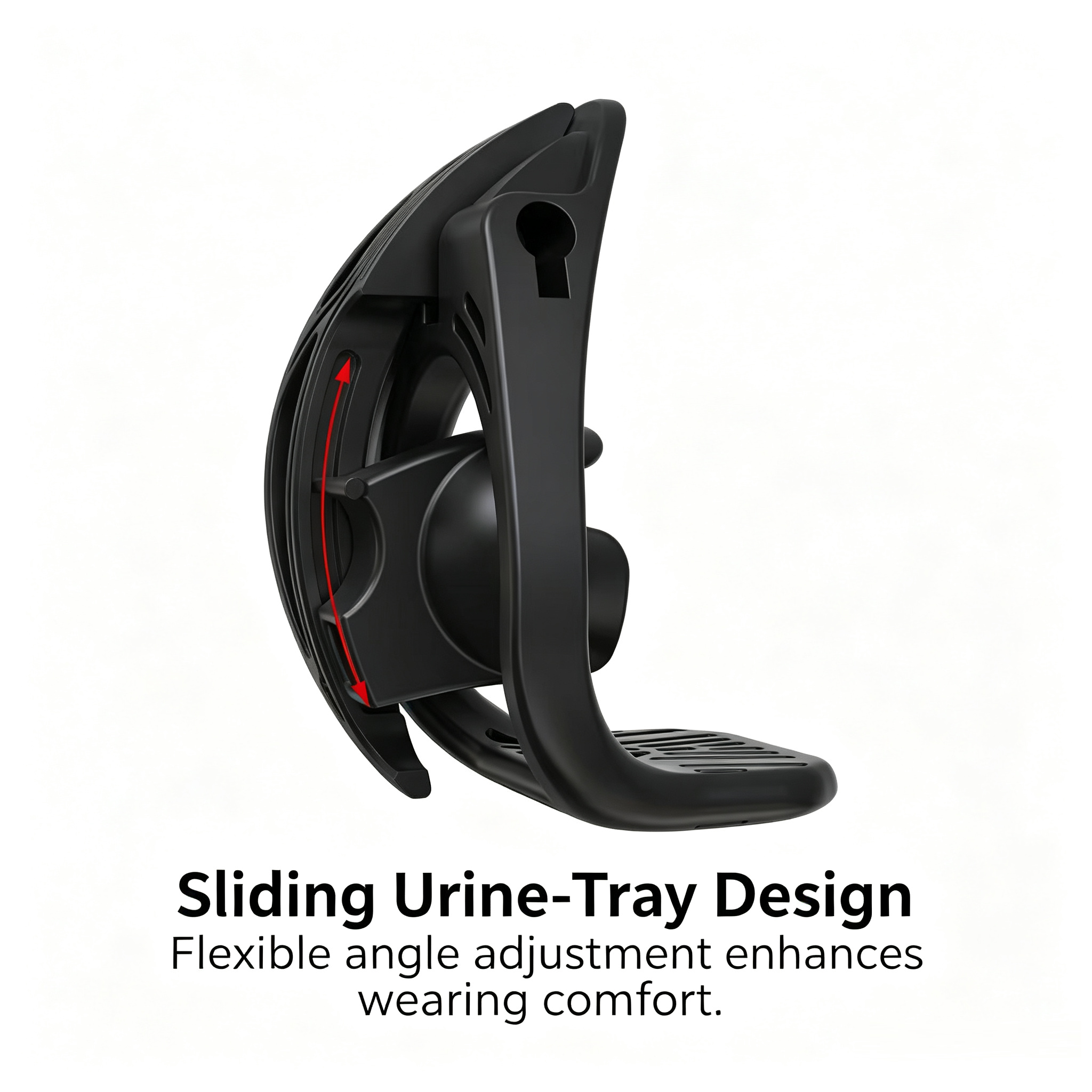 Sliding Urine-Tray ABS FuFu Chastity Clip