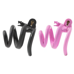 Coiled Snake Resin Chastity Cage