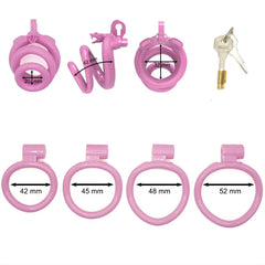 Coiled Snake Resin Chastity Cage