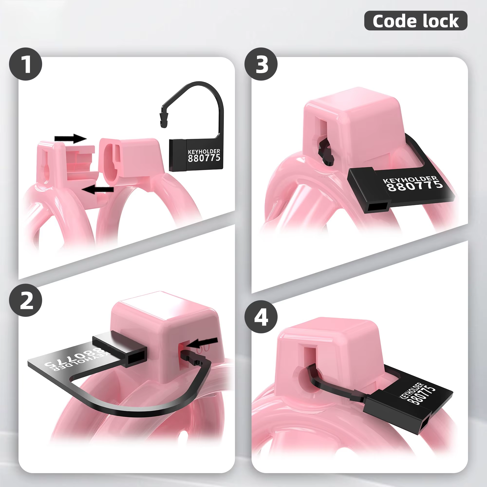 Flat Soft Cock Cage With Belt
