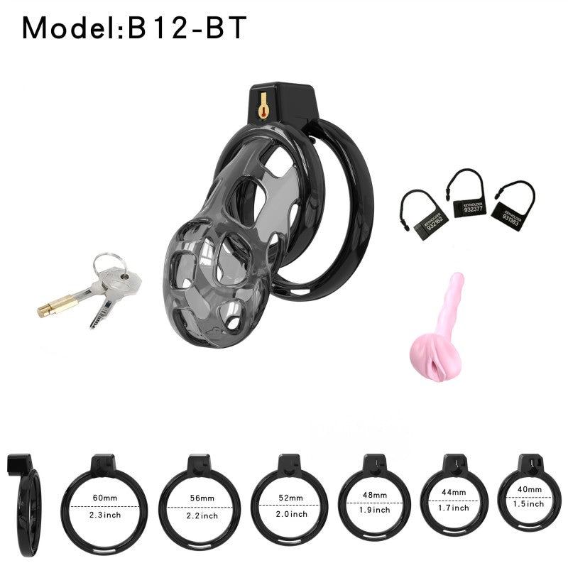 Standard black Soft Cobra cage set with six rings and locks