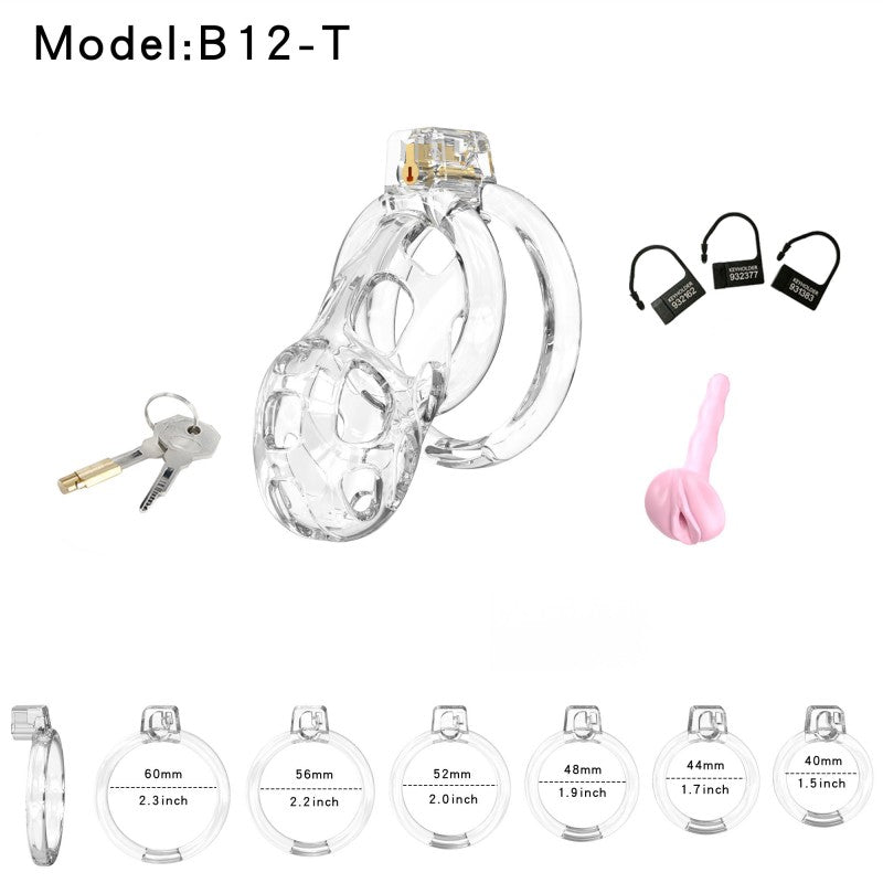 Standard clear Soft Cobra cage set with six rings and locks