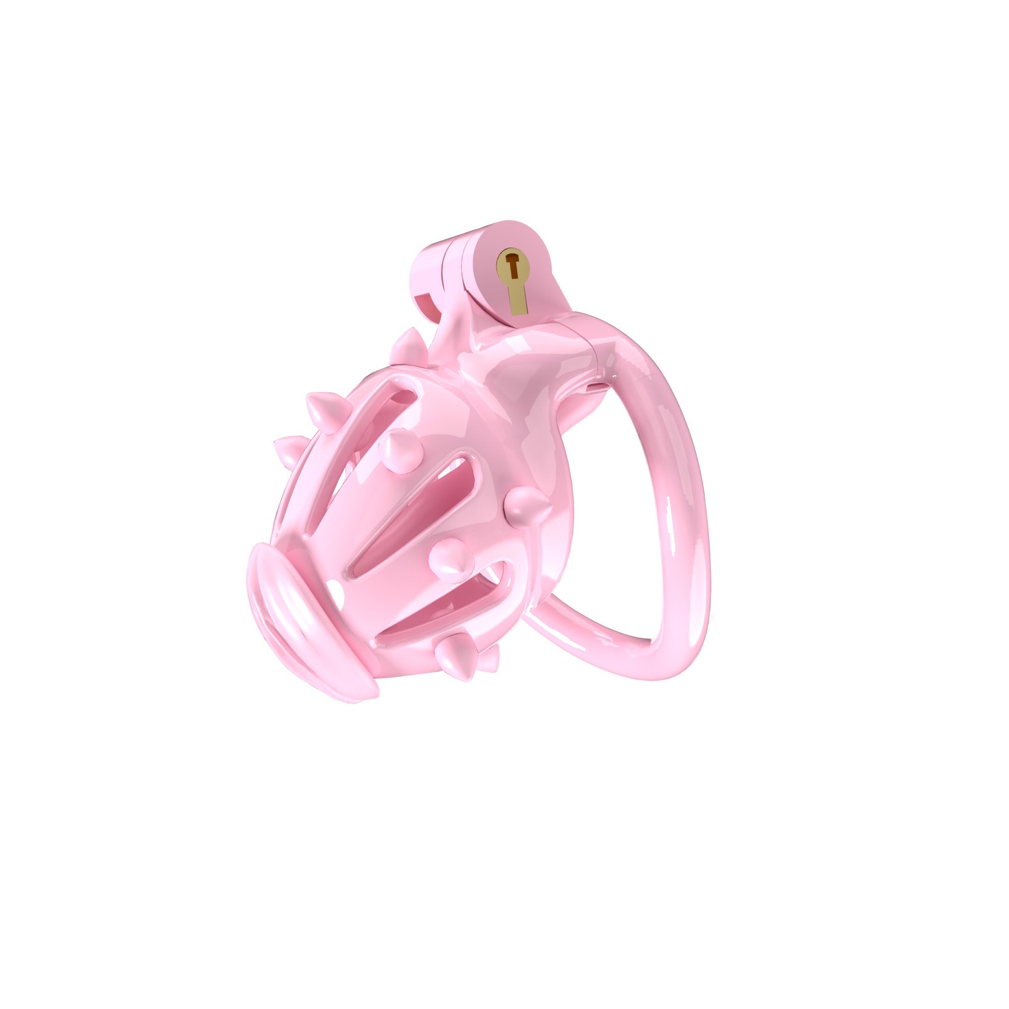 Stripe Cobra Chastity Kits with Spikes pegs