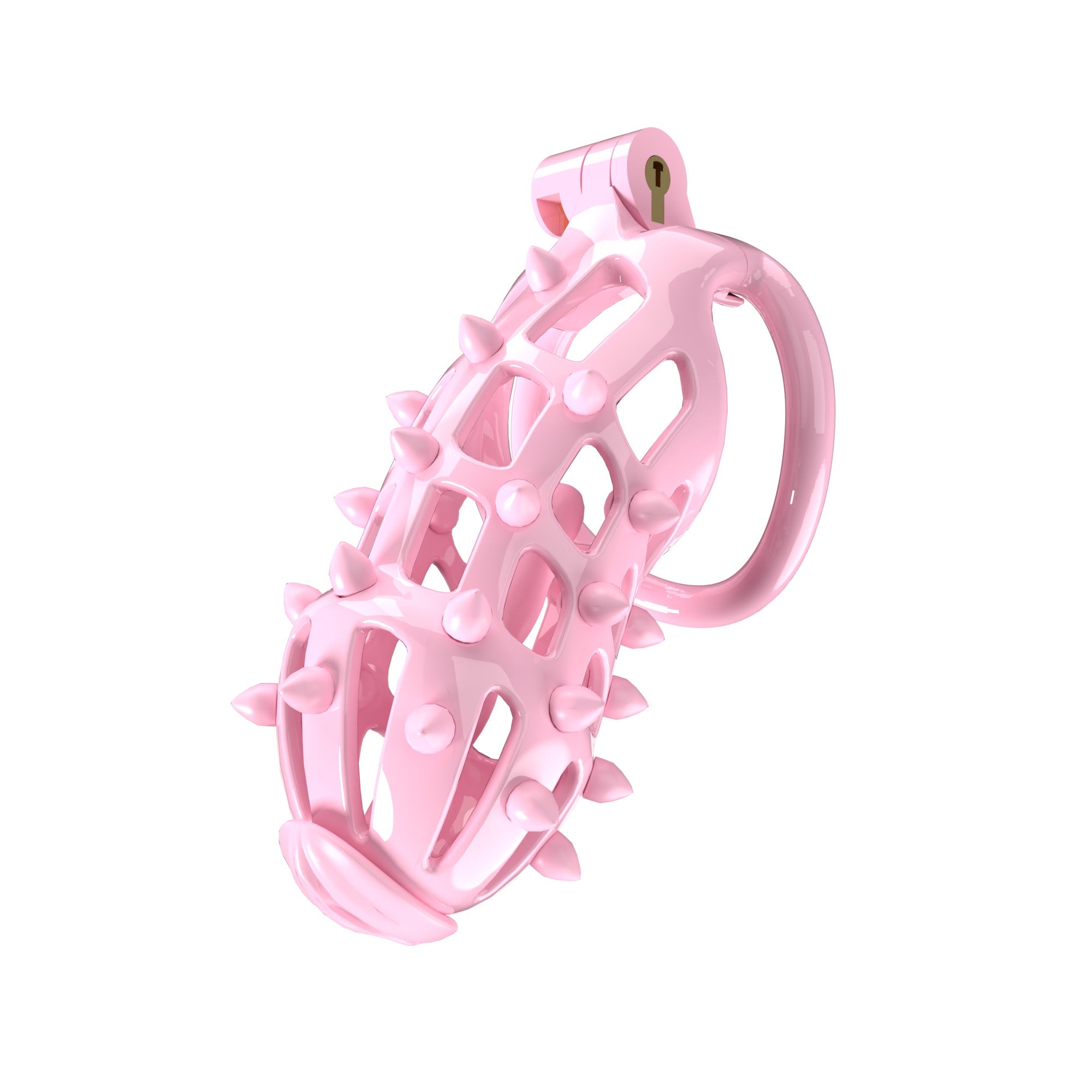 Stripe Cobra Chastity Kits with Spikes pegs