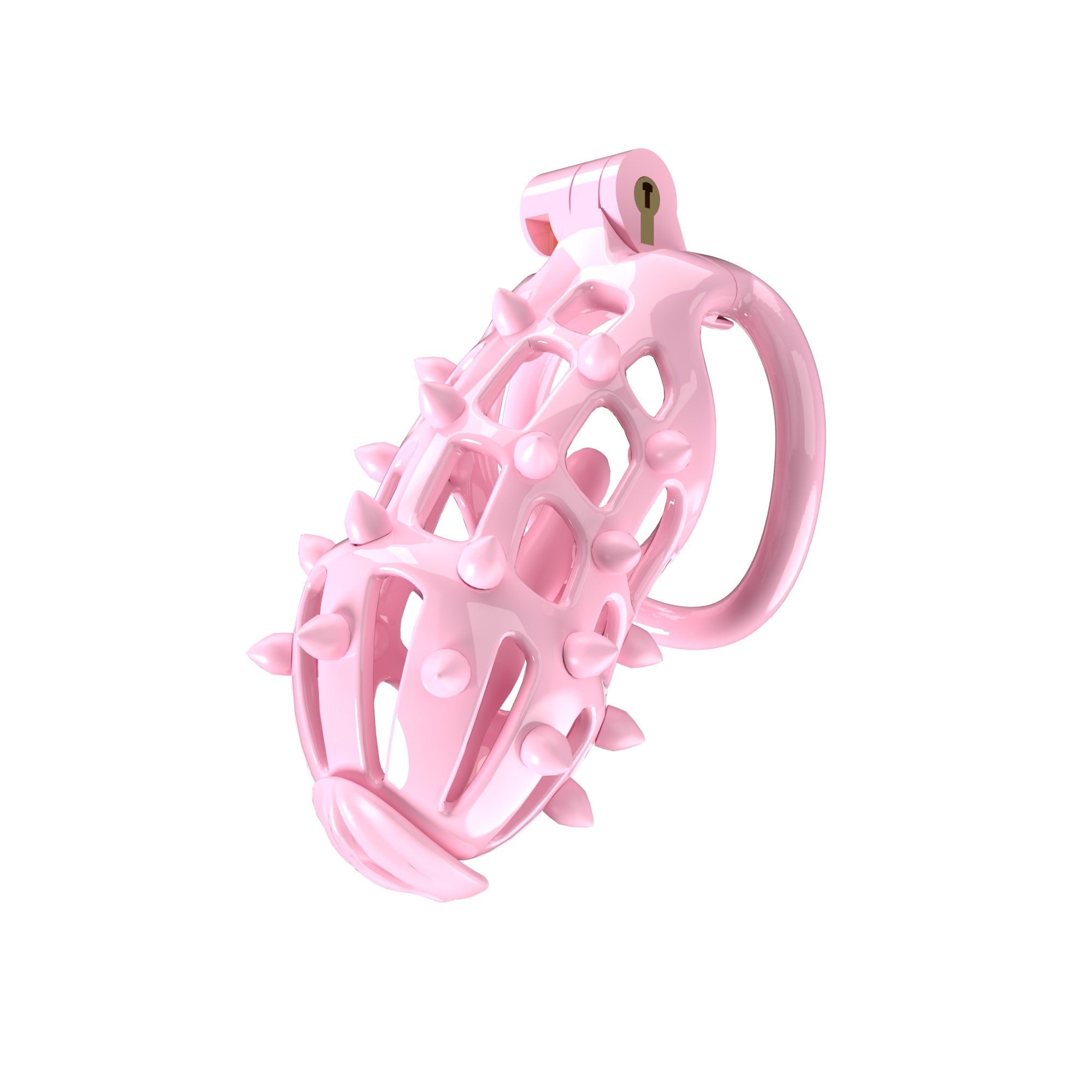 Stripe Cobra Chastity Kits with Spikes pegs