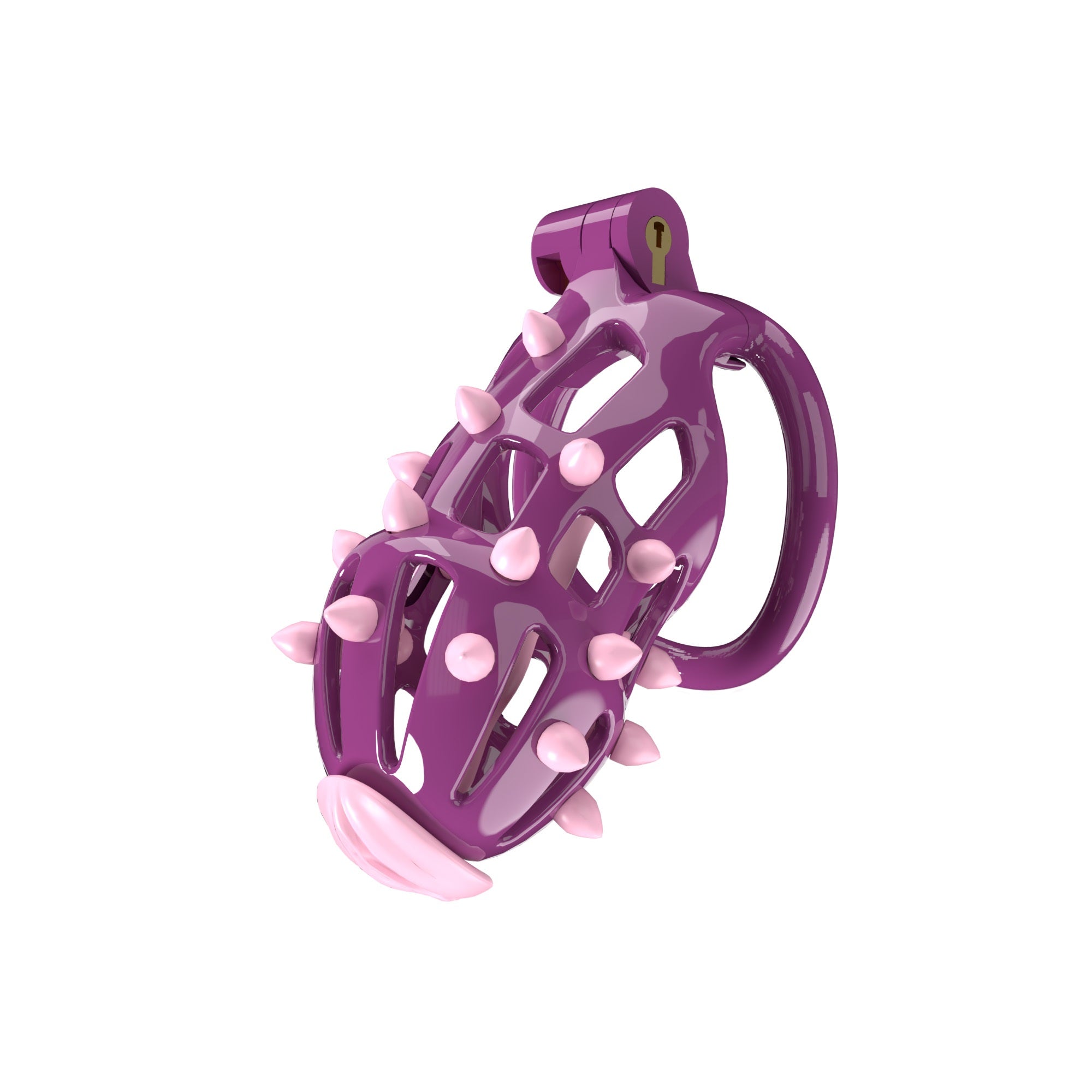 Stripe Cobra Chastity Kits with Spikes pegs