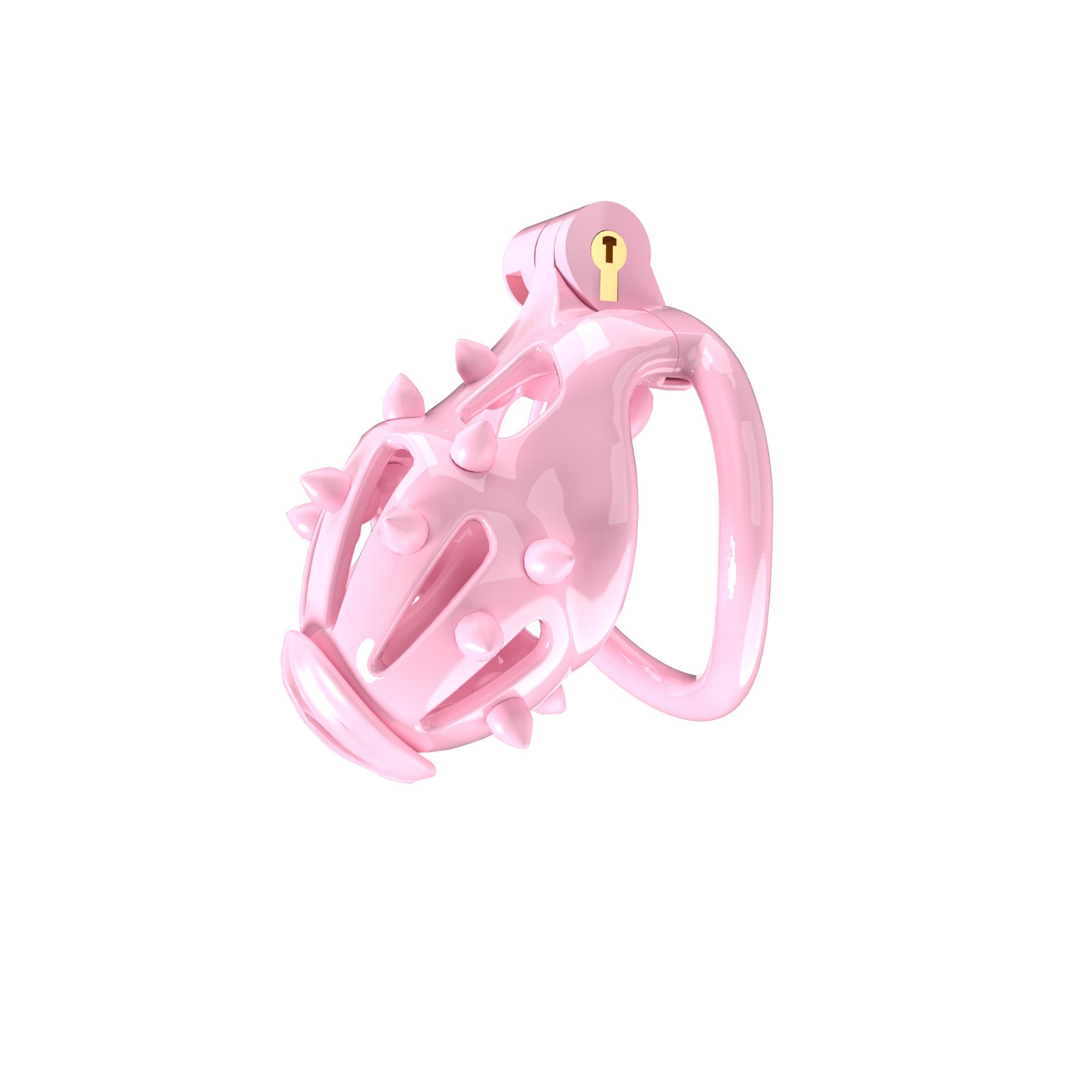 Stripe Cobra Chastity Kits with Spikes pegs